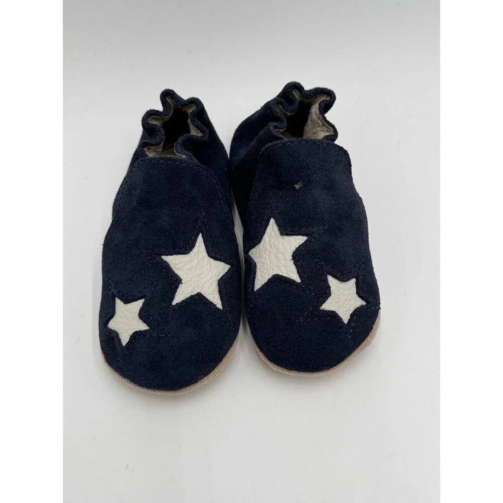 Minnetonka STAR INFANT BOOTIE Kid's NEW Slip On Blue Multiple Sizes